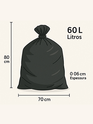 Sacos de Lixo Resistente | Caraguatatuba